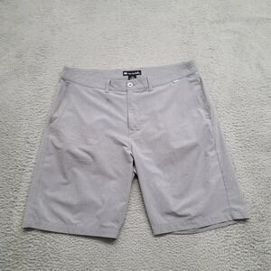 Travis‎ Mathew Shorts Mens 38 Gray Golf Outdoors Lightweight Quick Dry Chino